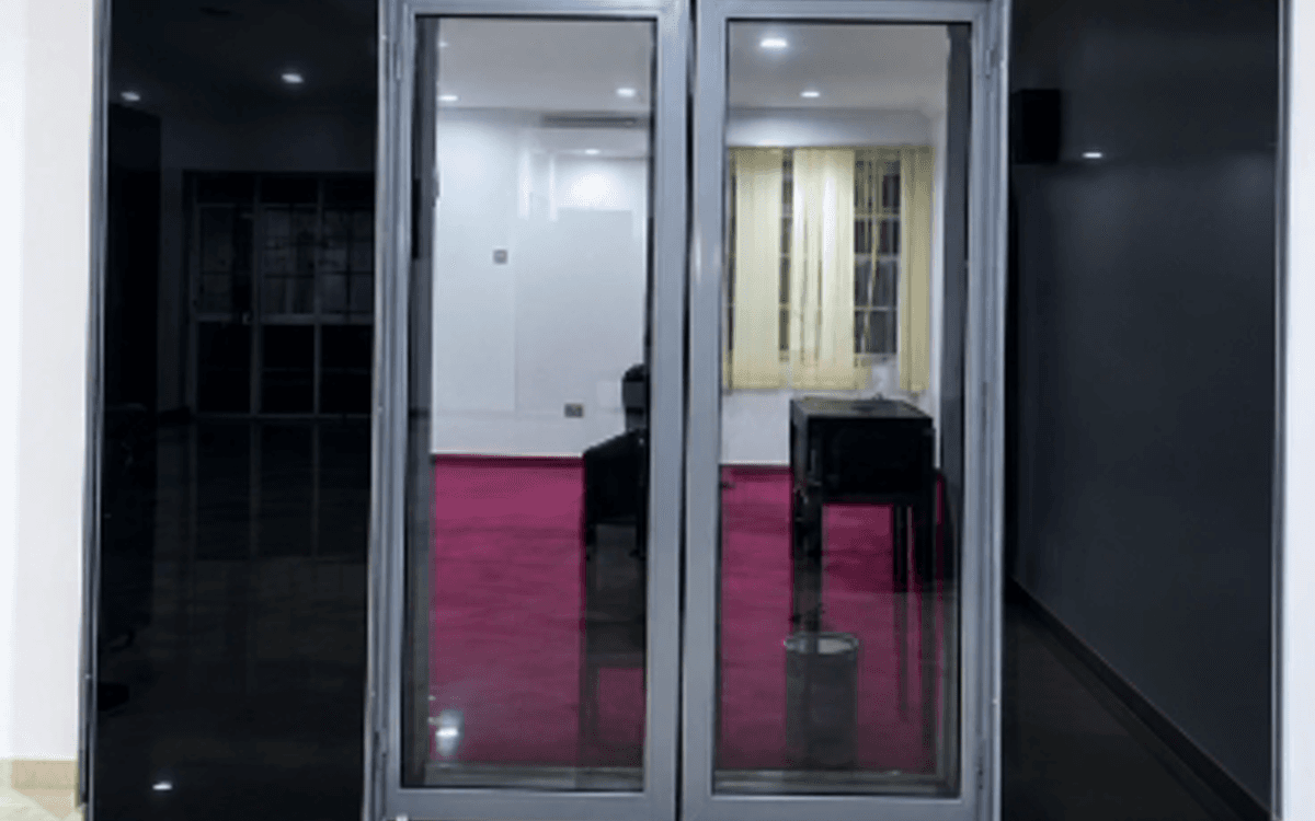 Automated-door installation