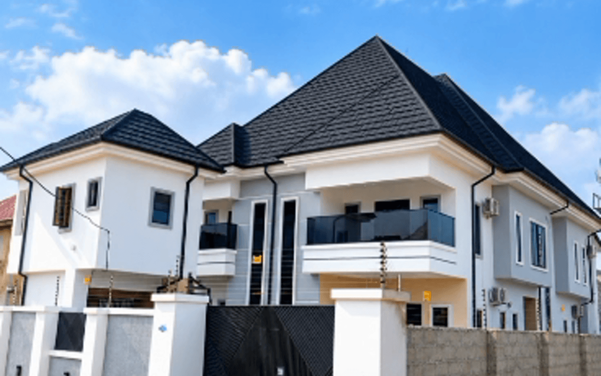Completed four-bedroom duplex