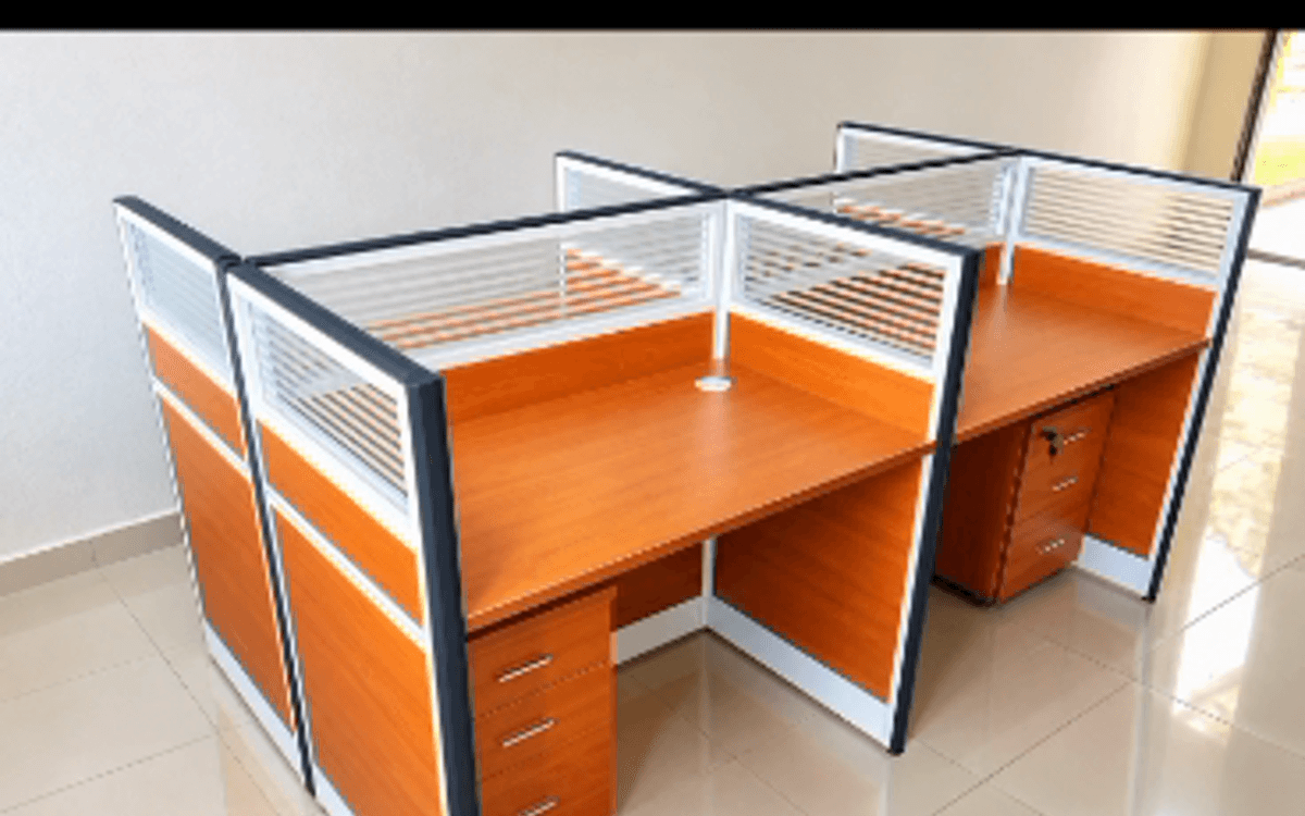 Installed office workstations